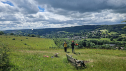 View from the slope